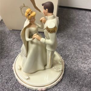 Lenox cake topper Cinderella and the prince
